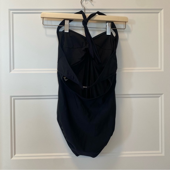 Black One Piece Women’s Bathing Suit Size 8 - Picture 6 of 7